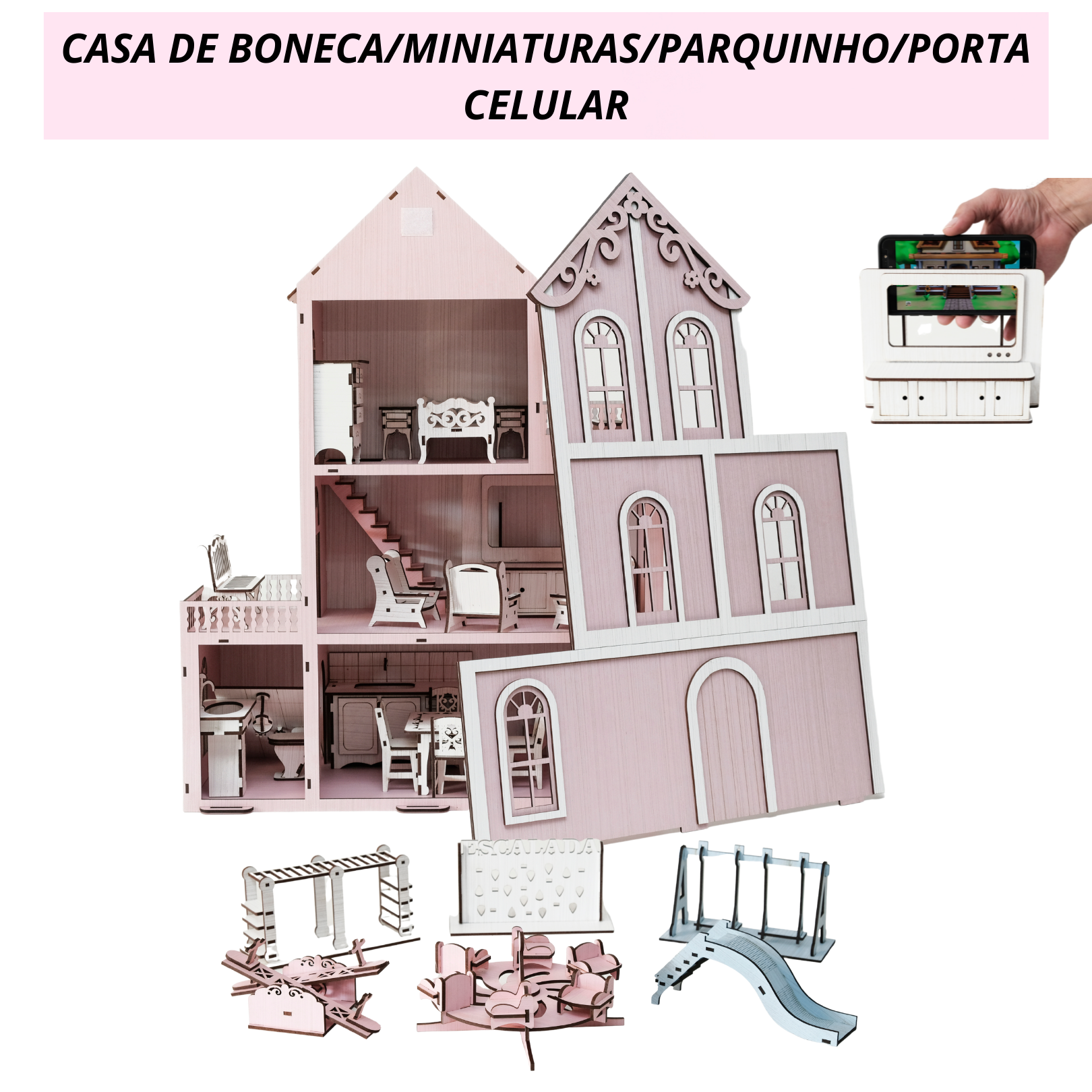 Casa Da Barbie Mdf